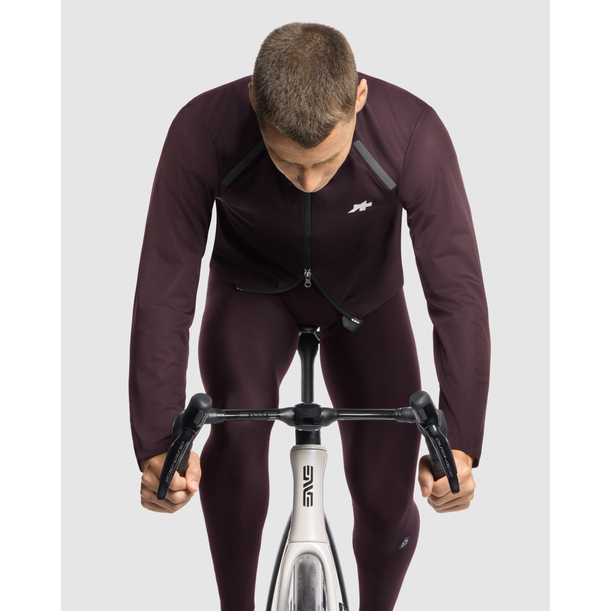 Assos MILLE GT S11 EVO Men's Rain Jacket | Mulberry Brown
