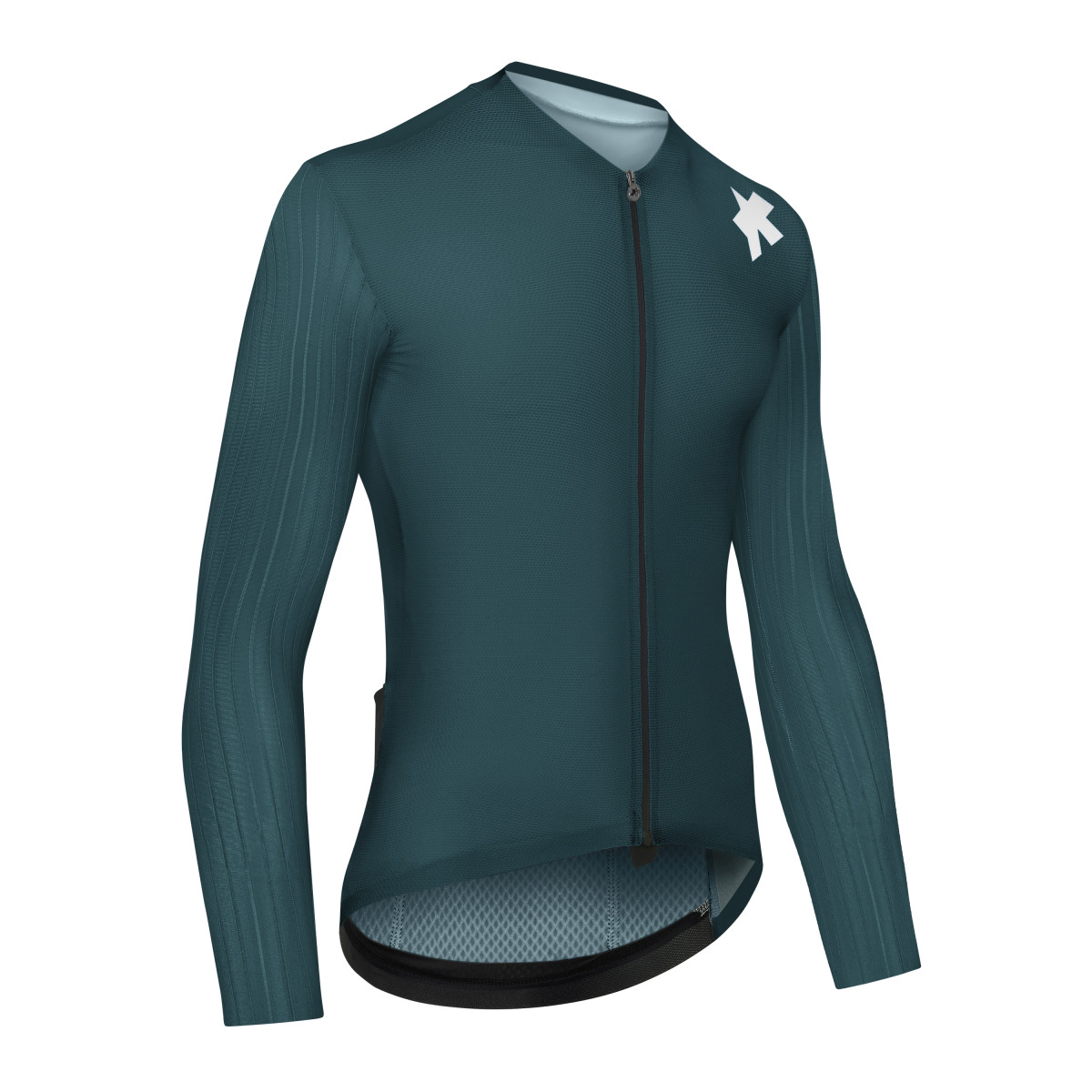 Assos Equipe RS S11 LS vyriški marškinėliai | Deep Petrol