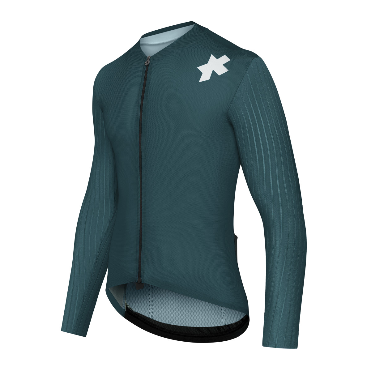 Assos Equipe RS S11 LS vyriški marškinėliai | Deep Petrol