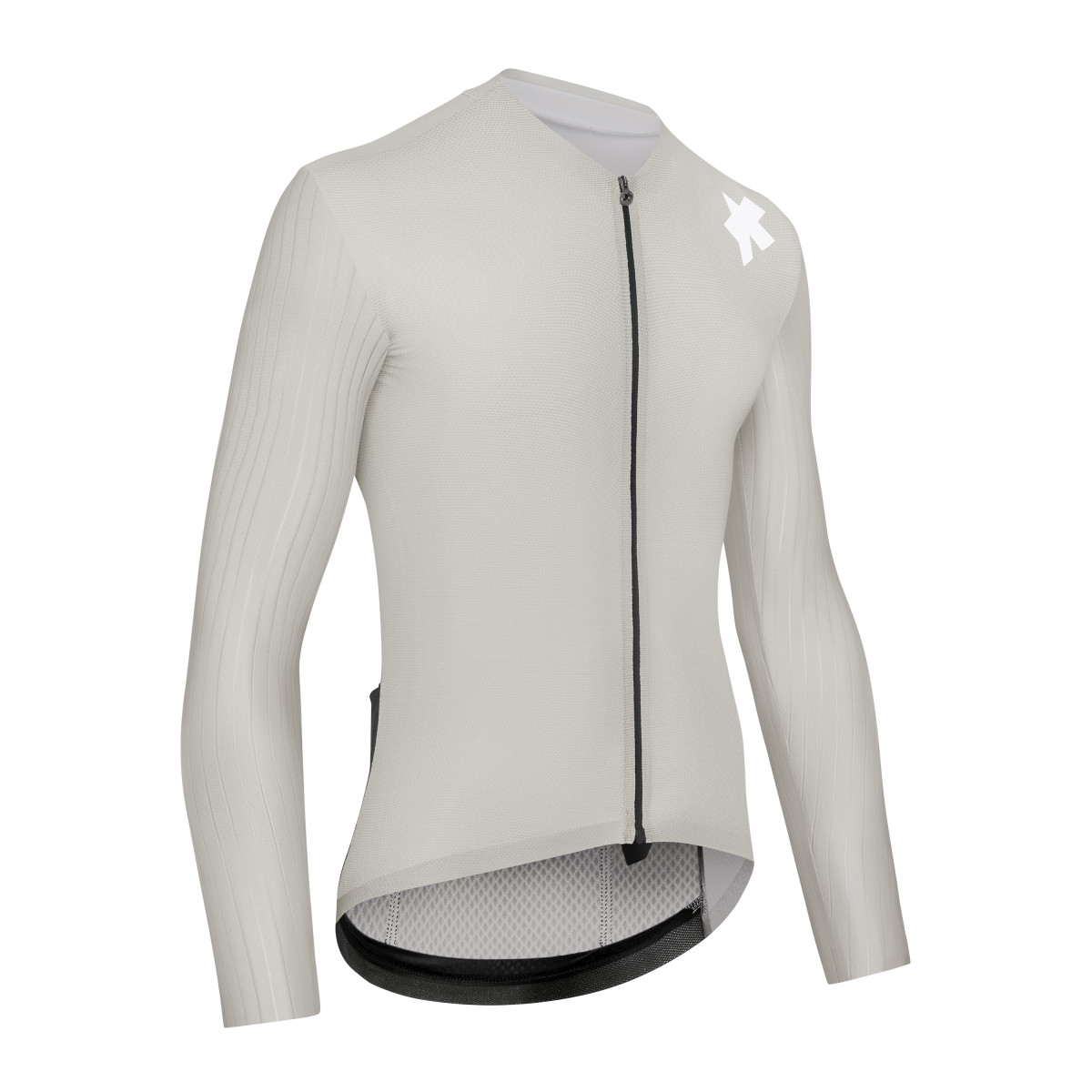 Assos Equipe RS S11 LS vyriški marškinėliai | Almond Milk