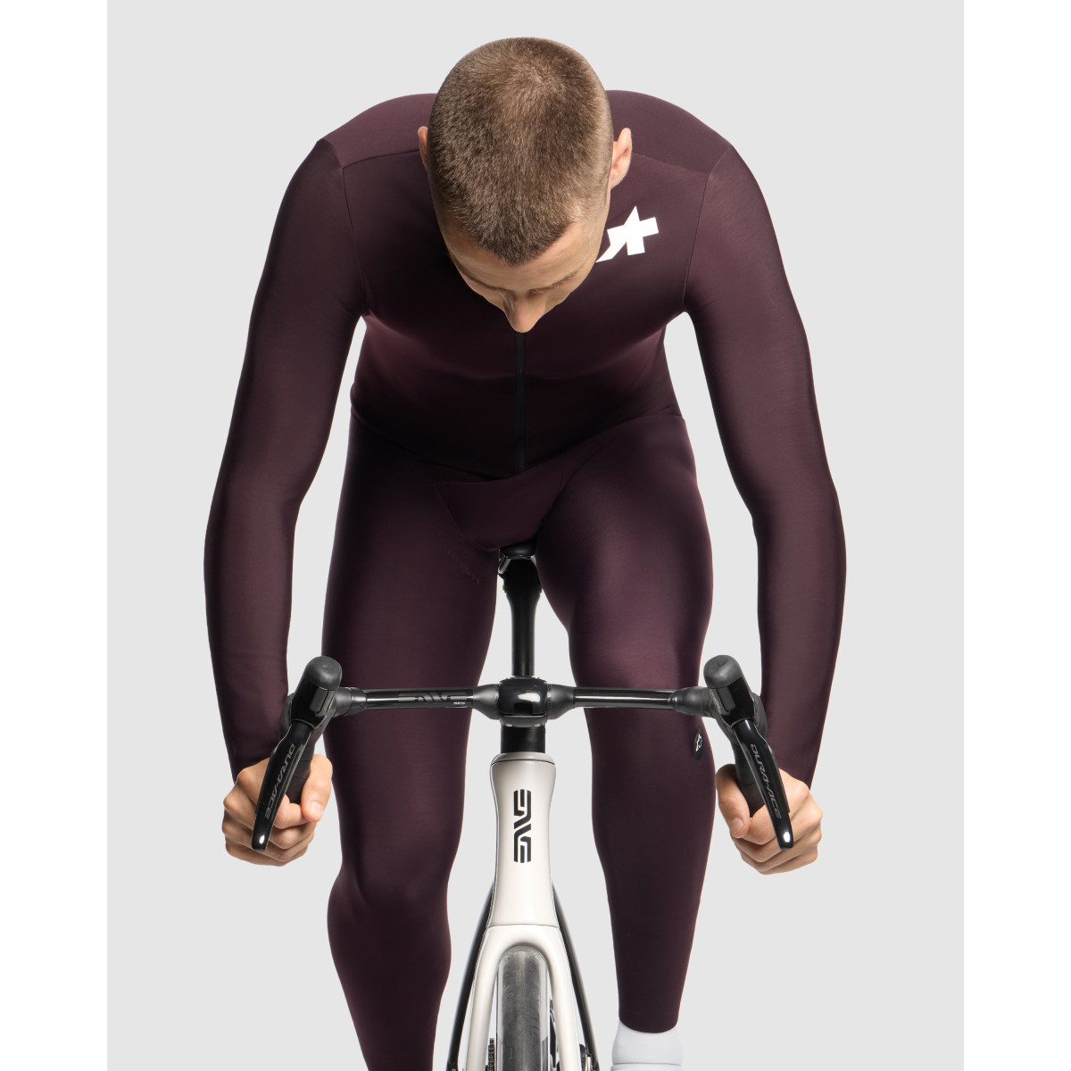 Assos MILLE GT Spring Fall S11 LS vyriški marškinėliai | Mulberry Brown