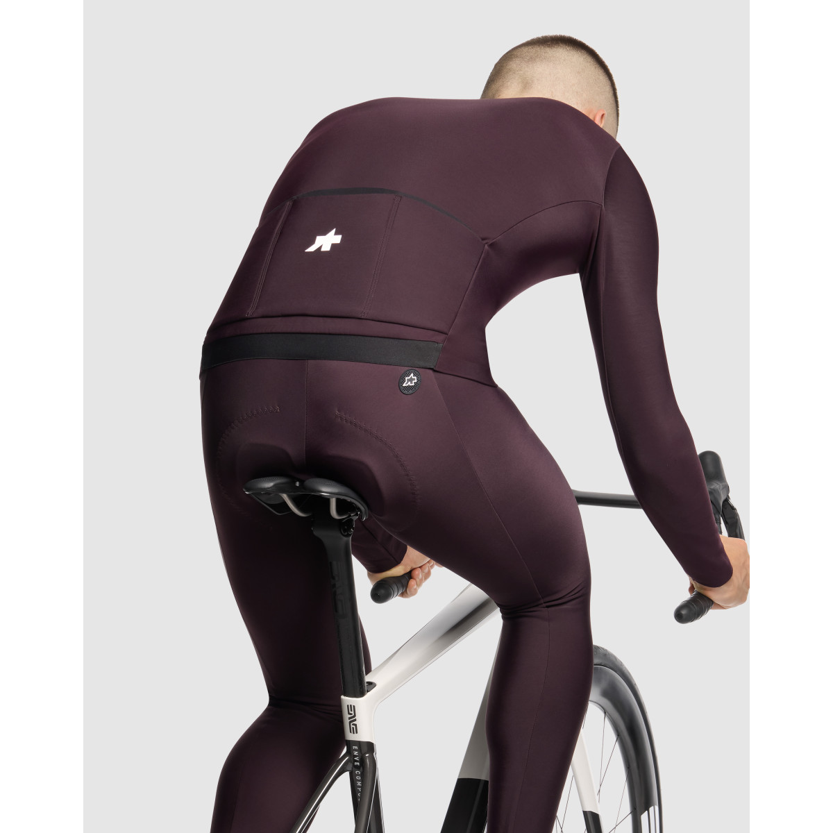 Assos MILLE GT Spring Fall S11 LS vyriški marškinėliai | Mulberry Brown