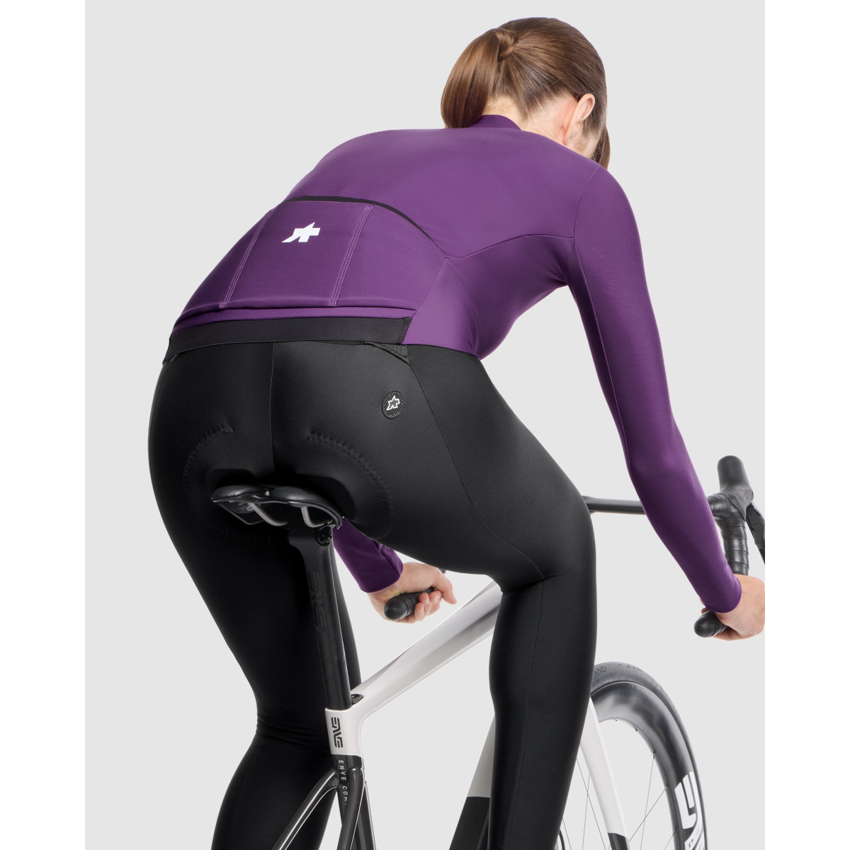 Assos MILLE GT Spring Fall S11 moteriški marškinėliai | Wisteria Violet