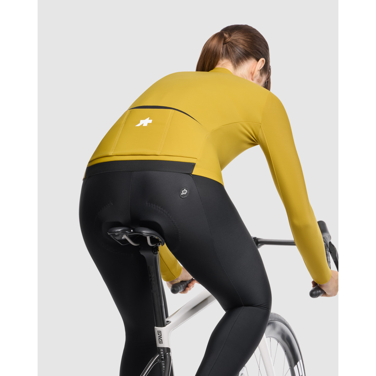 Assos MILLE GT Spring Fall S11 moteriški marškinėliai | Golden Yellow