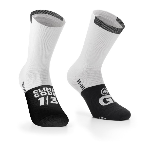 Assos GT c2 kojinės | Holy White