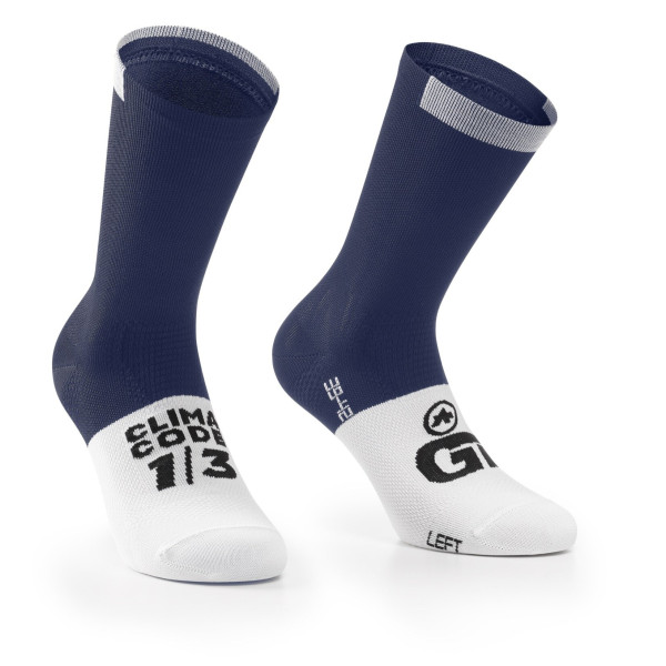 Assos GT c2 kojinės | Genesi Blue