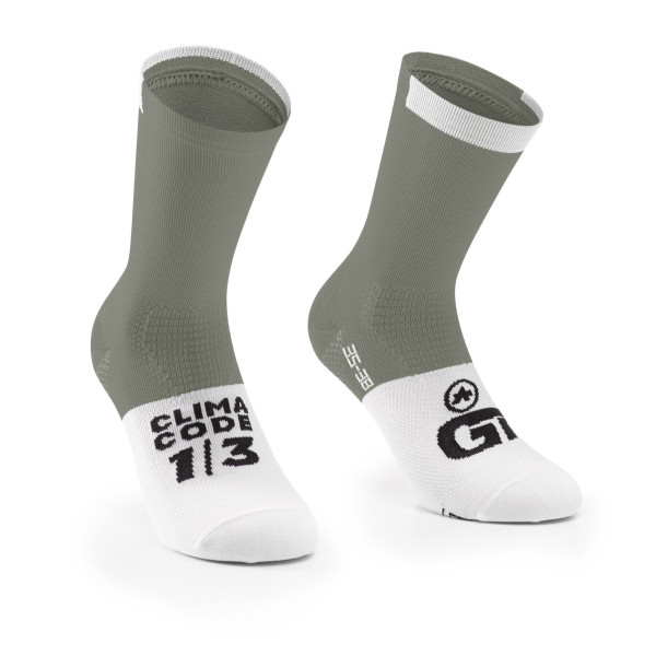 Assos GT c2 Socks | Titan Green