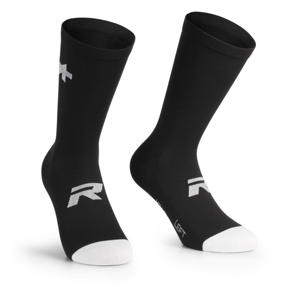 Assos R S9 kojinės - Twin Pack | Black Series