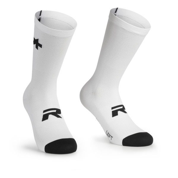 Assos R S9 Socks - Twin Pack | White Series