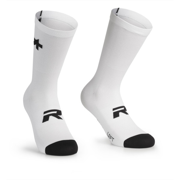 Assos R S9 kojinės - Twin Pack | White Series