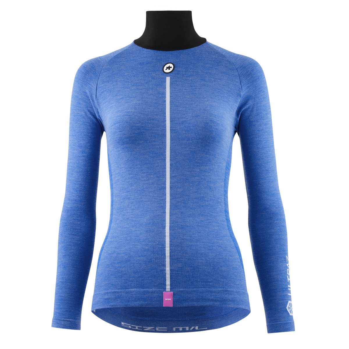 Assos Ultraz Winter P1 LS moteriški apatiniai marškinėliai | Calypso Blue