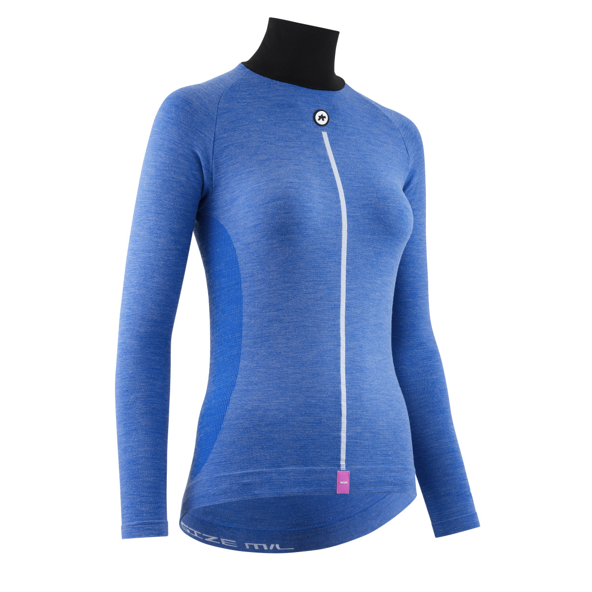 Assos Ultraz Winter P1 LS moteriški apatiniai marškinėliai | Calypso Blue