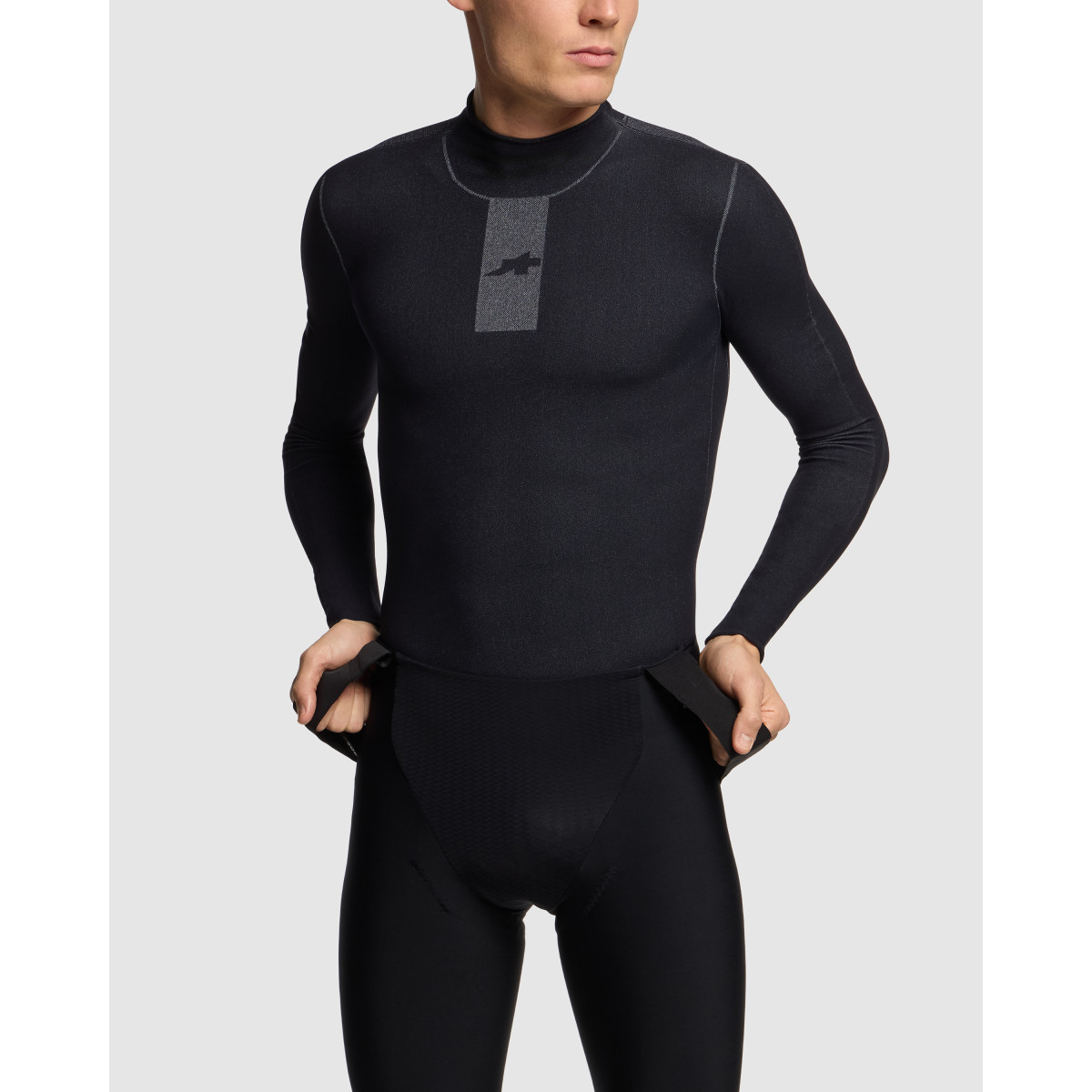 Assos EQUIPE Winter P1 vyriški apatiniai marškinėliai | Black Series