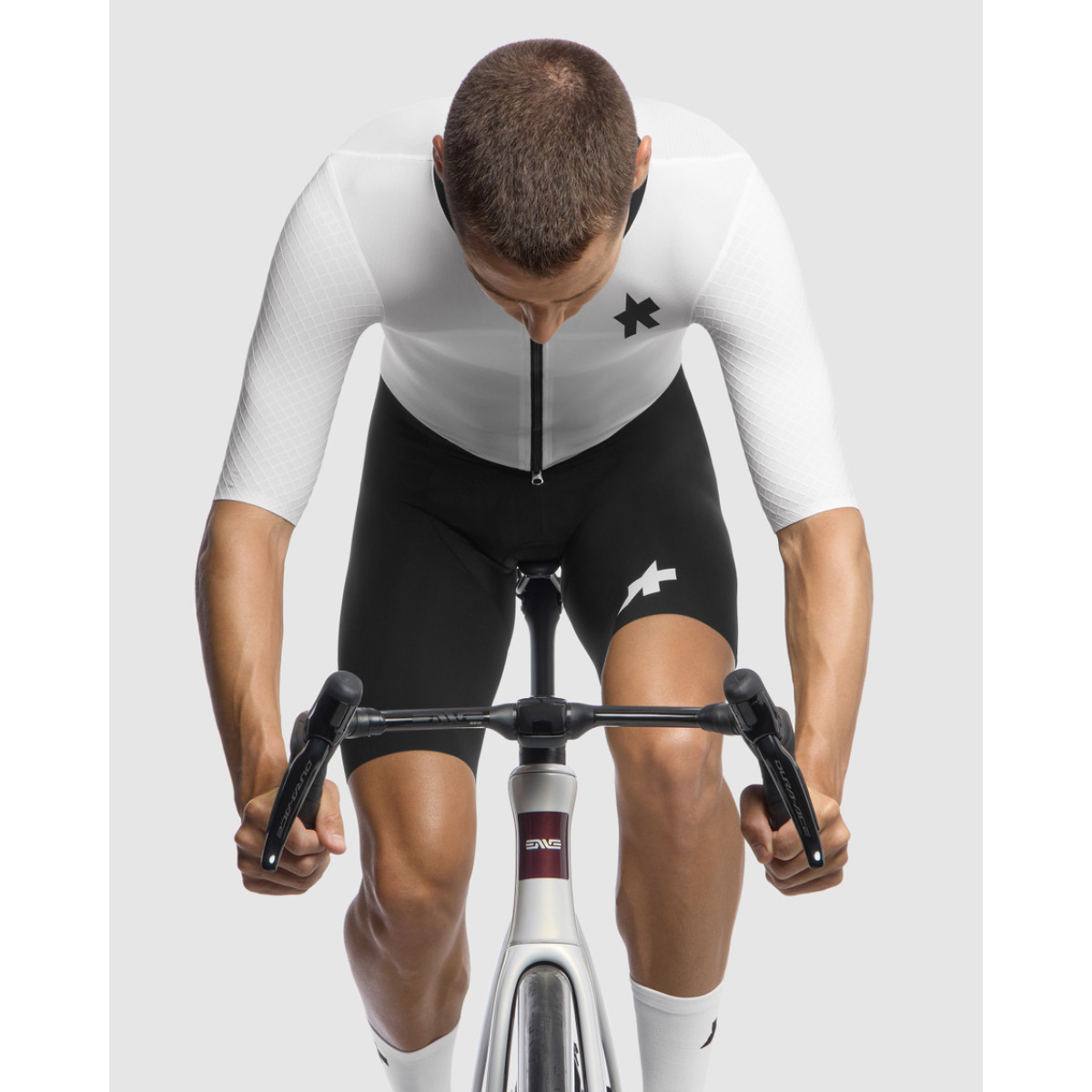 Assos EQUIPE RSR Triator S11 Speedsuit kombinezonas | White Series