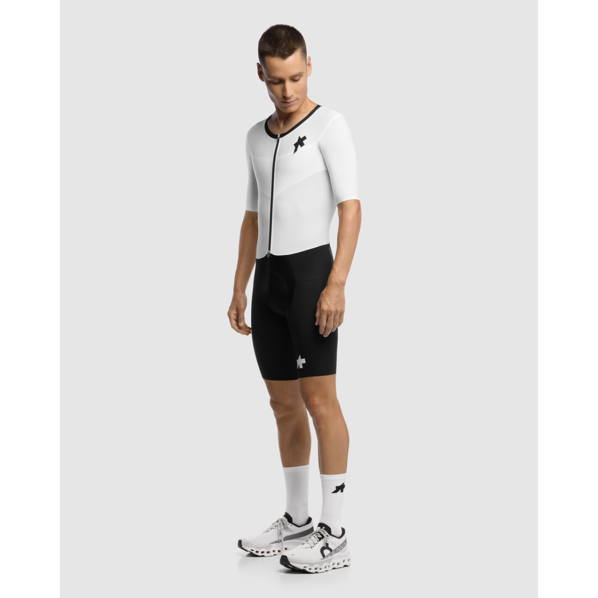 Assos EQUIPE RSR Triator S11 Speedsuit kombinezonas | White Series