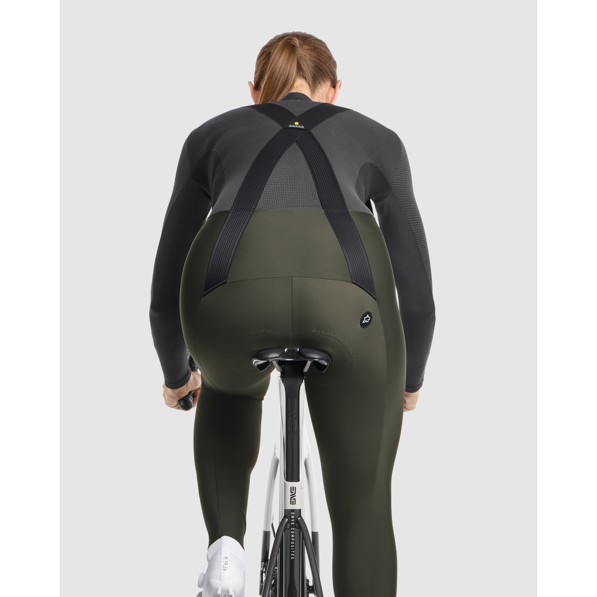 Assos Uma GT Spring Fall S11 moteriškos kelnės | Deep Green