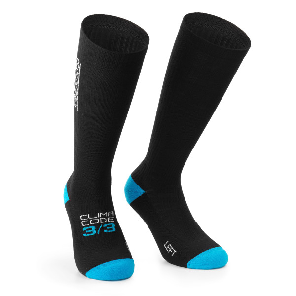 Assos Winter Ultraz Fugu Socks | Black Series