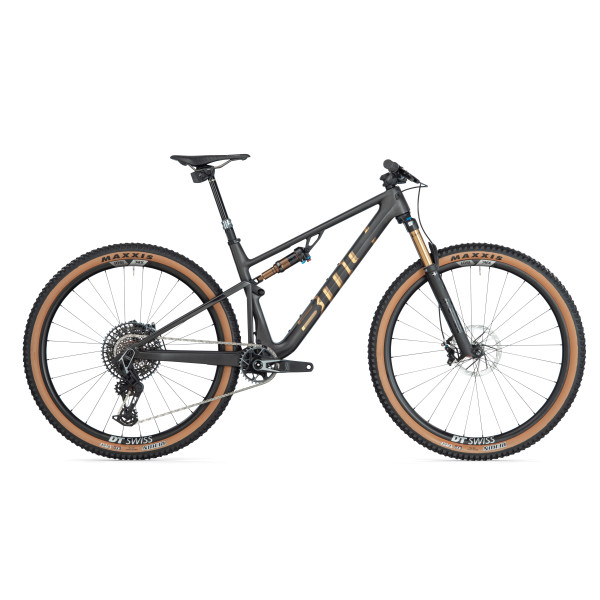 BMC Fourstroke LT LTD kalnų dviratis | Carbon Black - Gold