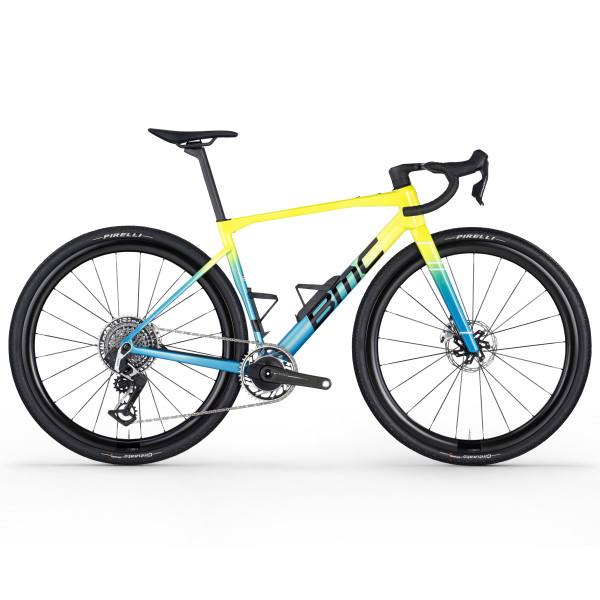 BMC Kaius 01 One Gravel Bike | Acid Yellow - River Blue