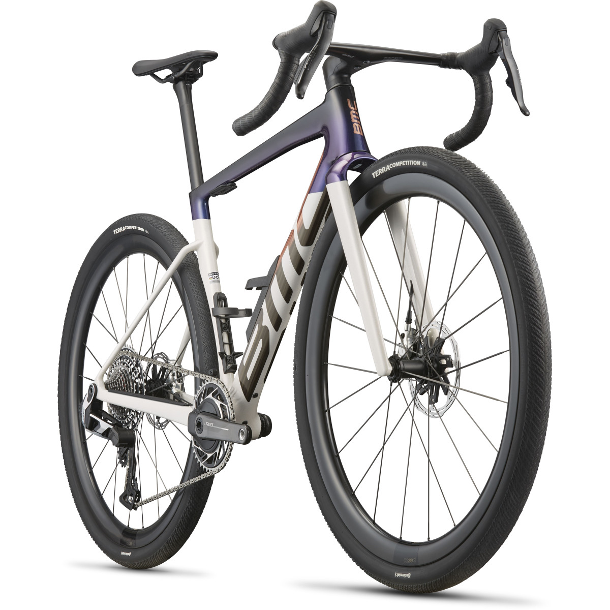 BMC Kaius 01 One Gravel Bike | Copper White - Thunder Blue