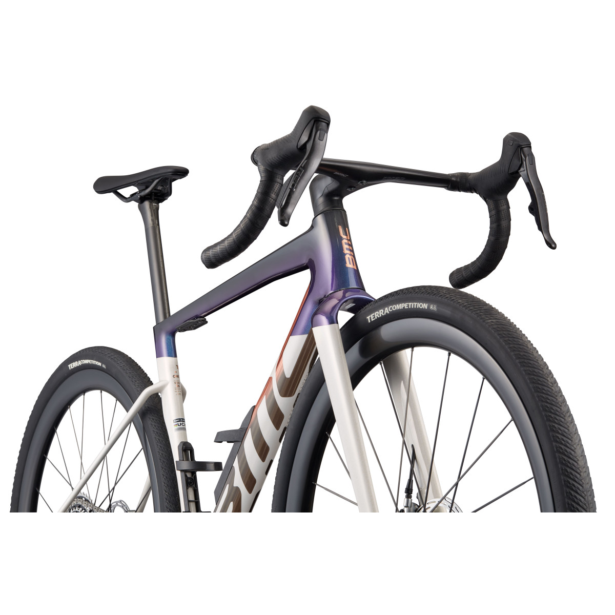BMC Kaius 01 One Gravel Bike | Copper White - Thunder Blue