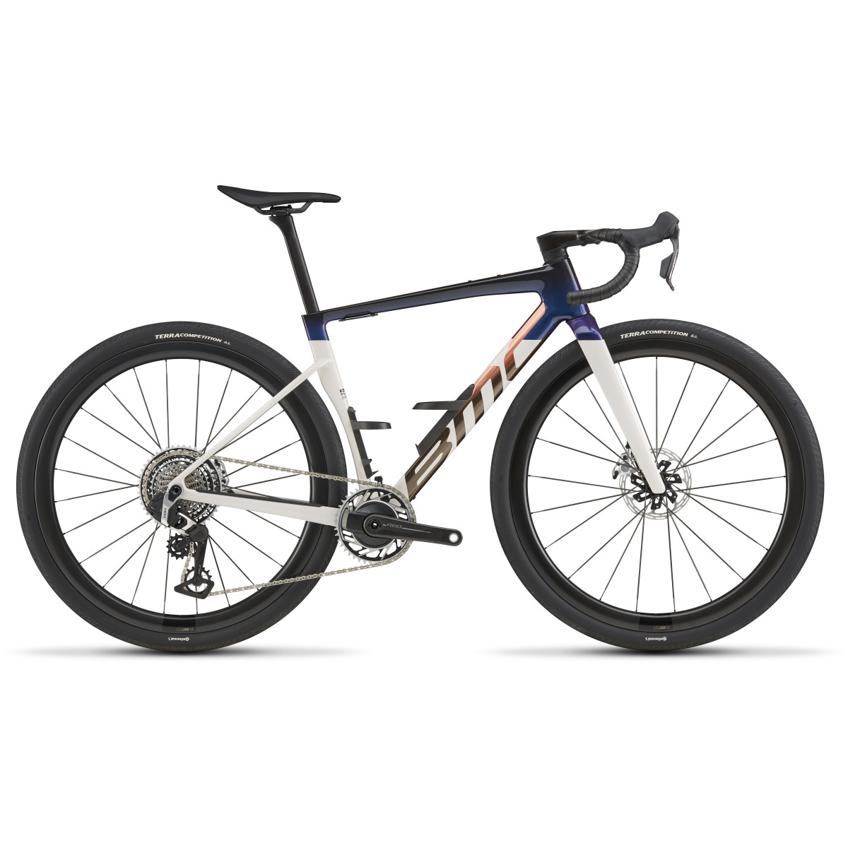 BMC Kaius 01 One Gravel Bike | Copper White - Thunder Blue