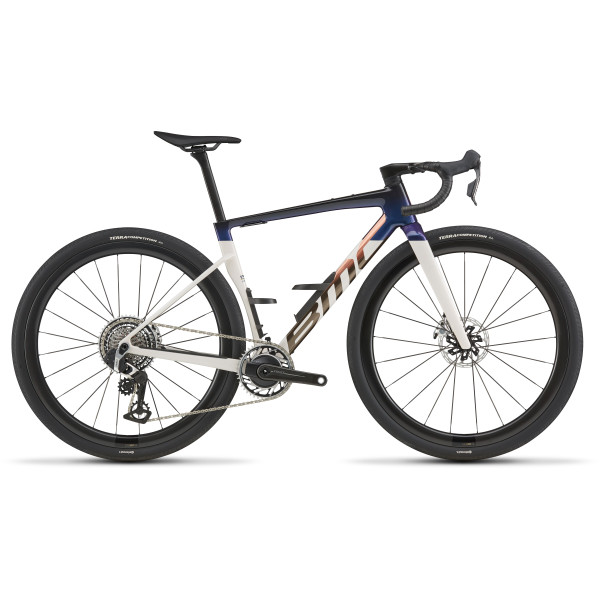 BMC Kaius 01 One Gravel dviratis | Copper White - Thunder Blue