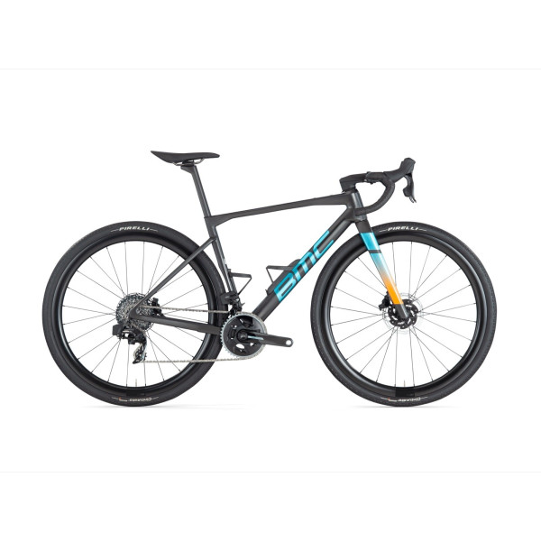 BMC Kaius 01 Two Gravel Bike | Carbon Black - Bruched Blue