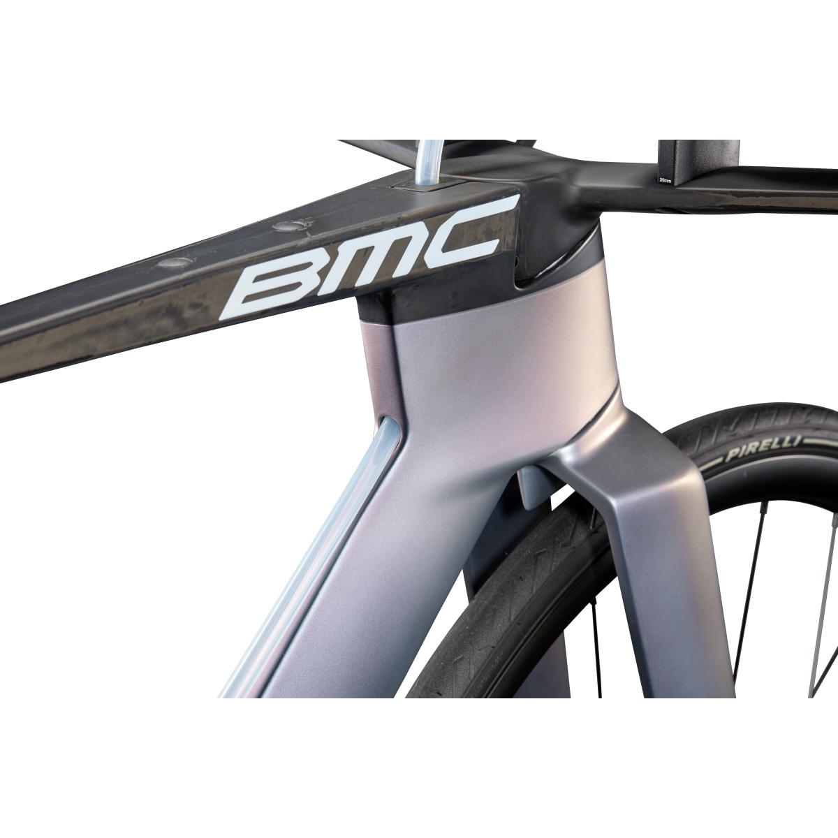BMC Speedmachine 01 Three triatlono dviratis | Carbon - Chameleon Silver
