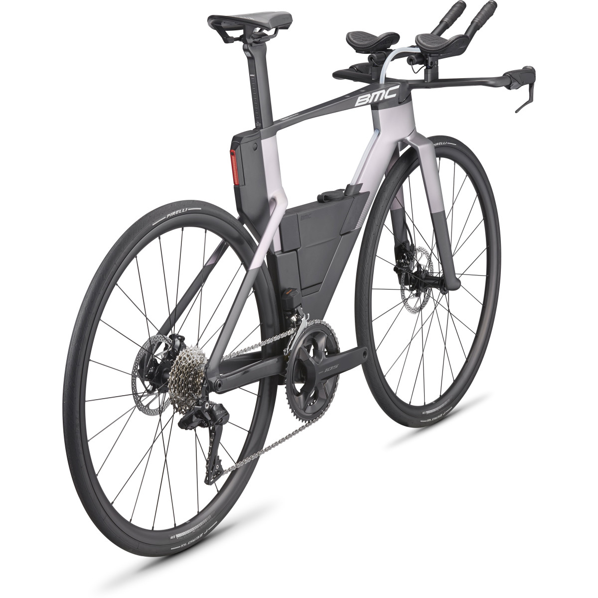 BMC Speedmachine 01 Three triatlono dviratis | Carbon - Chameleon Silver