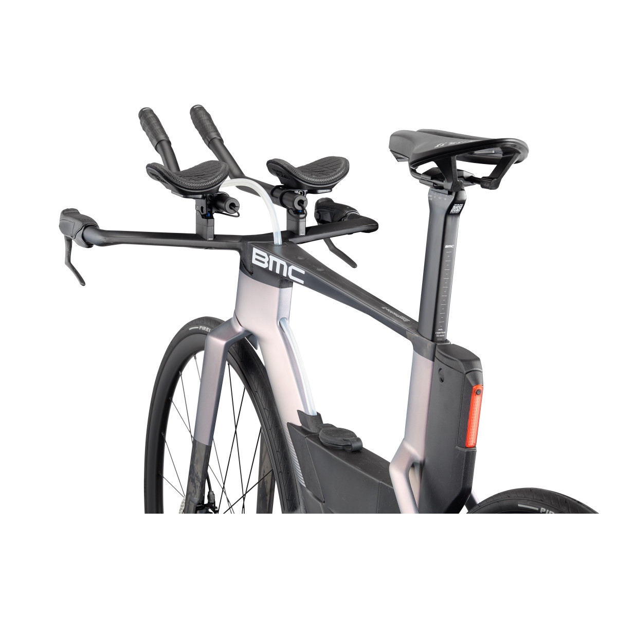 BMC Speedmachine 01 Three triatlono dviratis | Carbon - Chameleon Silver