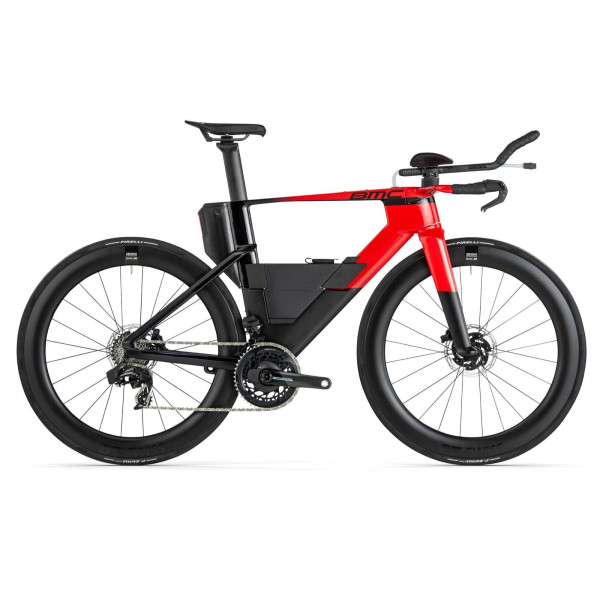 BMC Speedmachine 01 Two Triathlon Bike | Red - Carbon - Red