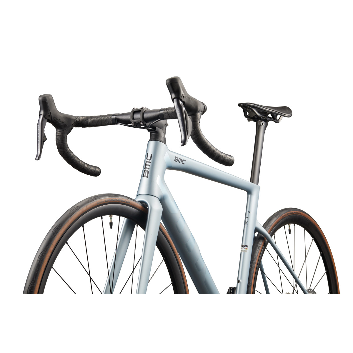 BMC Teammachine SLR One Road Bike | Light Blue Chrome