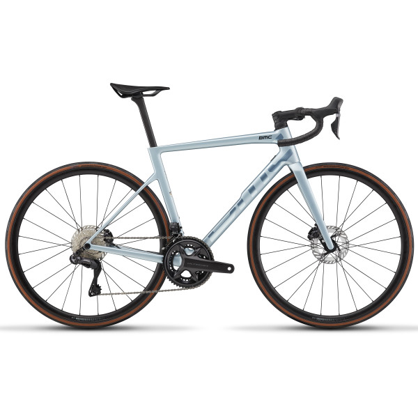 BMC Teammachine SLR One Road Bike | Light Blue Chrome