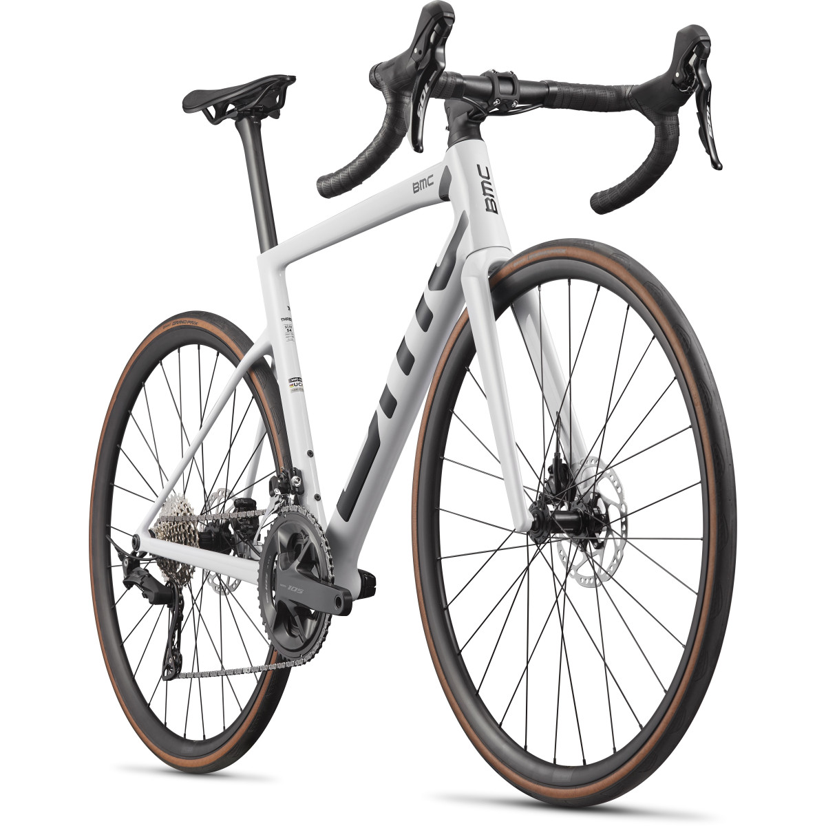 BMC Teammachine SLR Three plento dviratis | Cool White