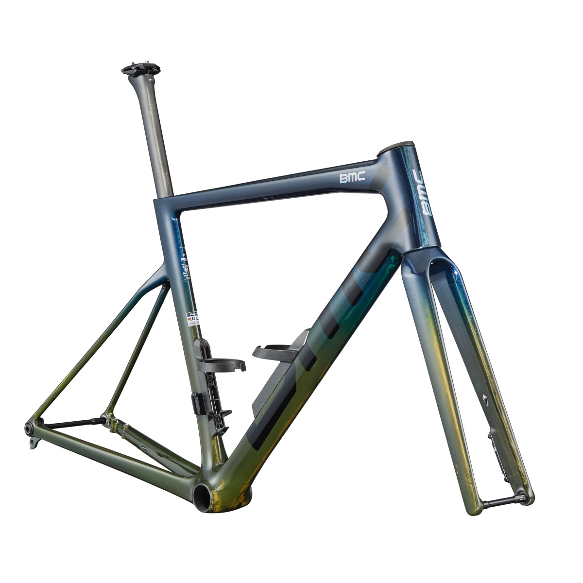 BMC Teammachine SLR 01 rėmas | Blue Glitter Carbon - Lime Carbon