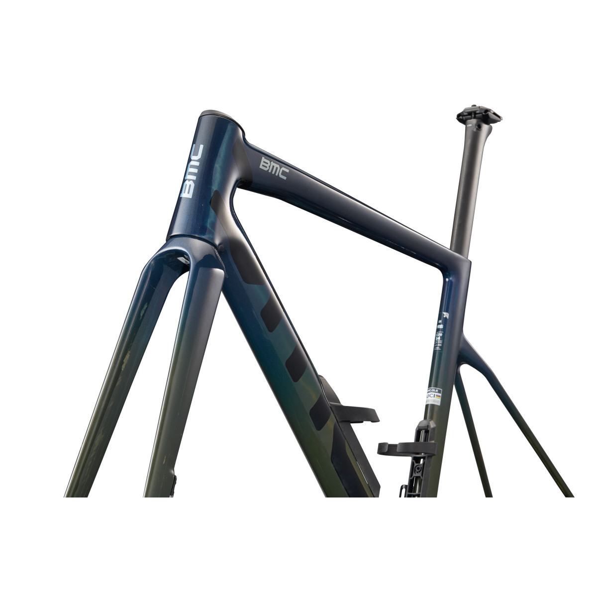 BMC Teammachine SLR 01 rėmas | Blue Glitter Carbon - Lime Carbon