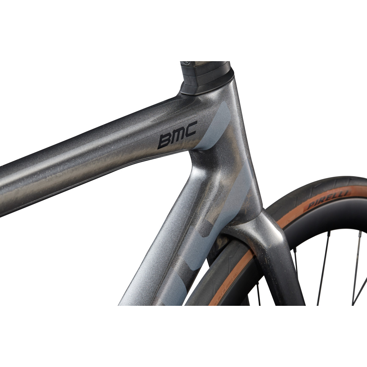 BMC Teammachine SLR 01 Three plento dviratis | Silver Carbon - Carbon