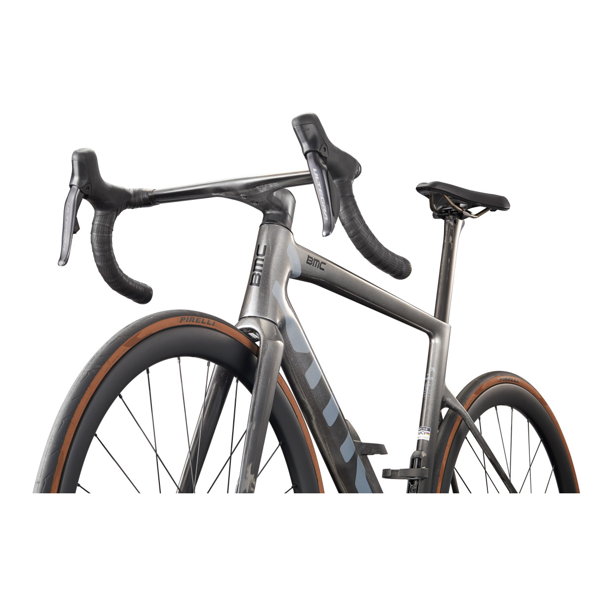 BMC Teammachine SLR 01 Three plento dviratis | Silver Carbon - Carbon