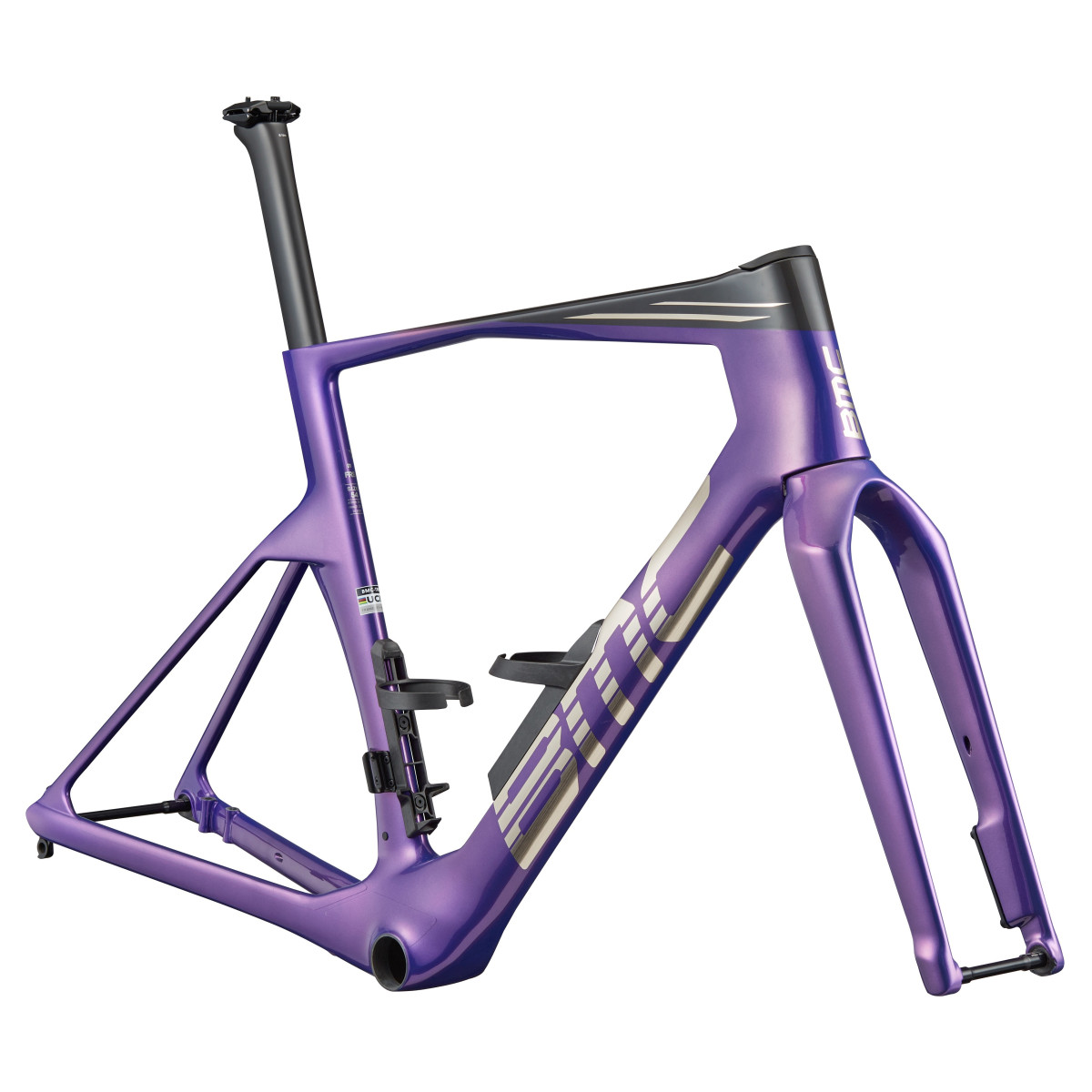 BMC Teammachine R 01 rėmas | Metallic Blue Purple - Carbon