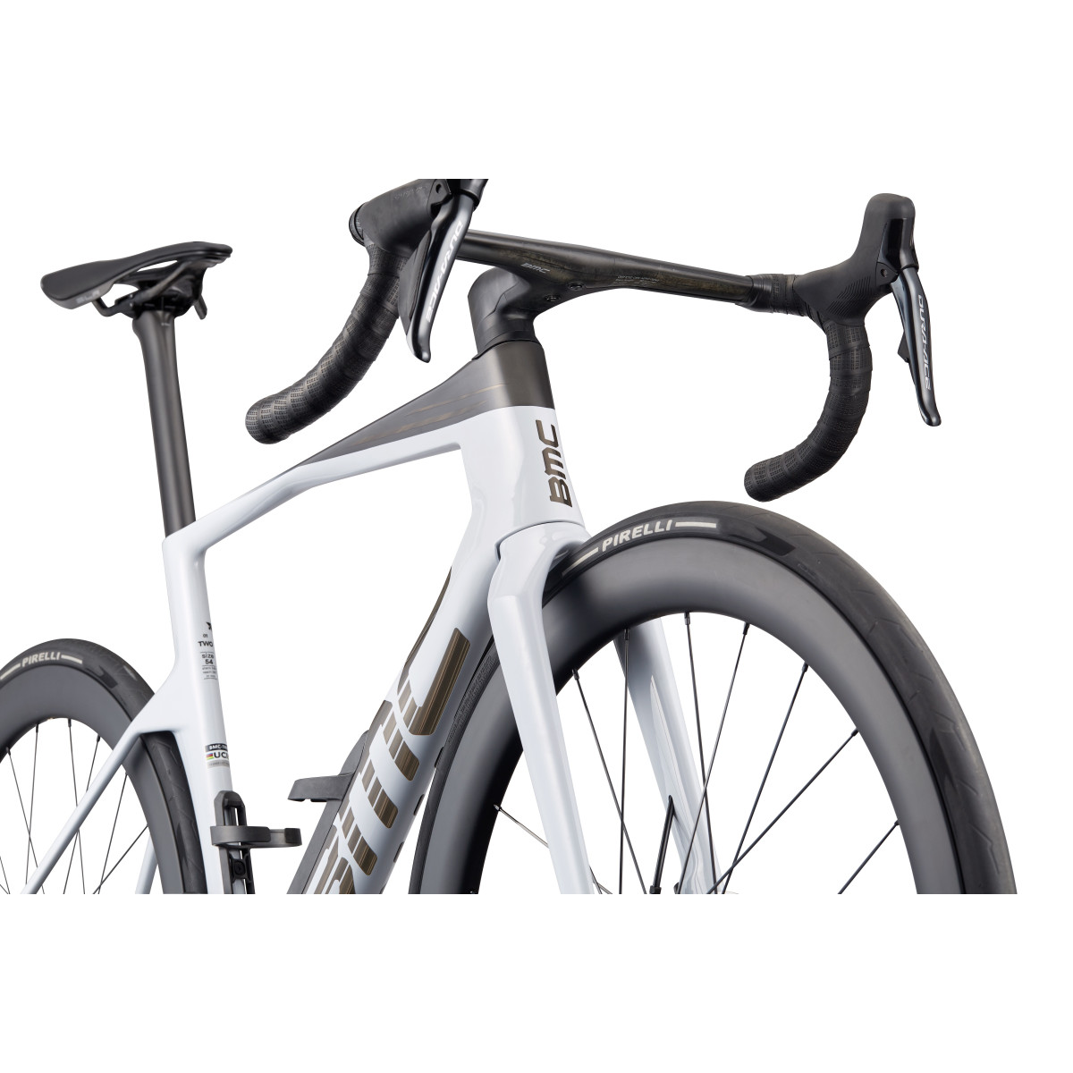 BMC Teammachine R 01 Two plento dviratis | Off-White - Carbon