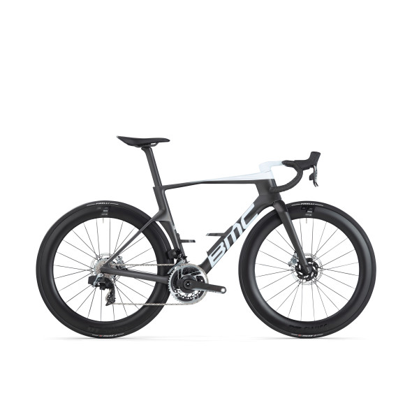 BMC Teammachine R 01 LTD plento dviratis | Carbon Black - Cool White