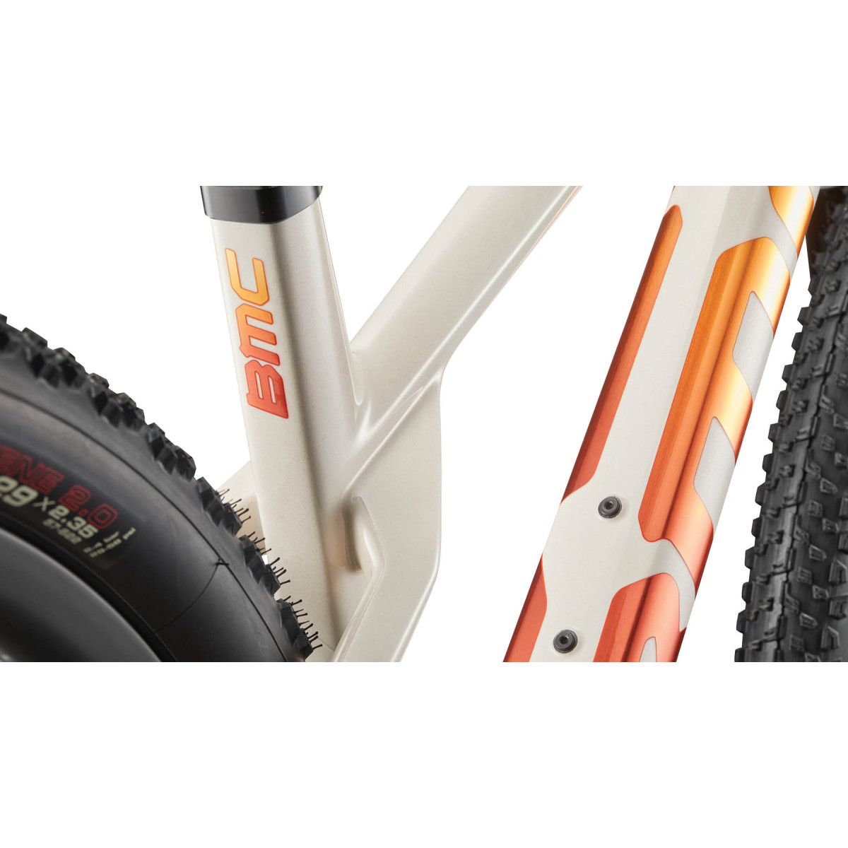 BMC Twostroke 01 One kalnų dviratis | Copper White - Firestorm