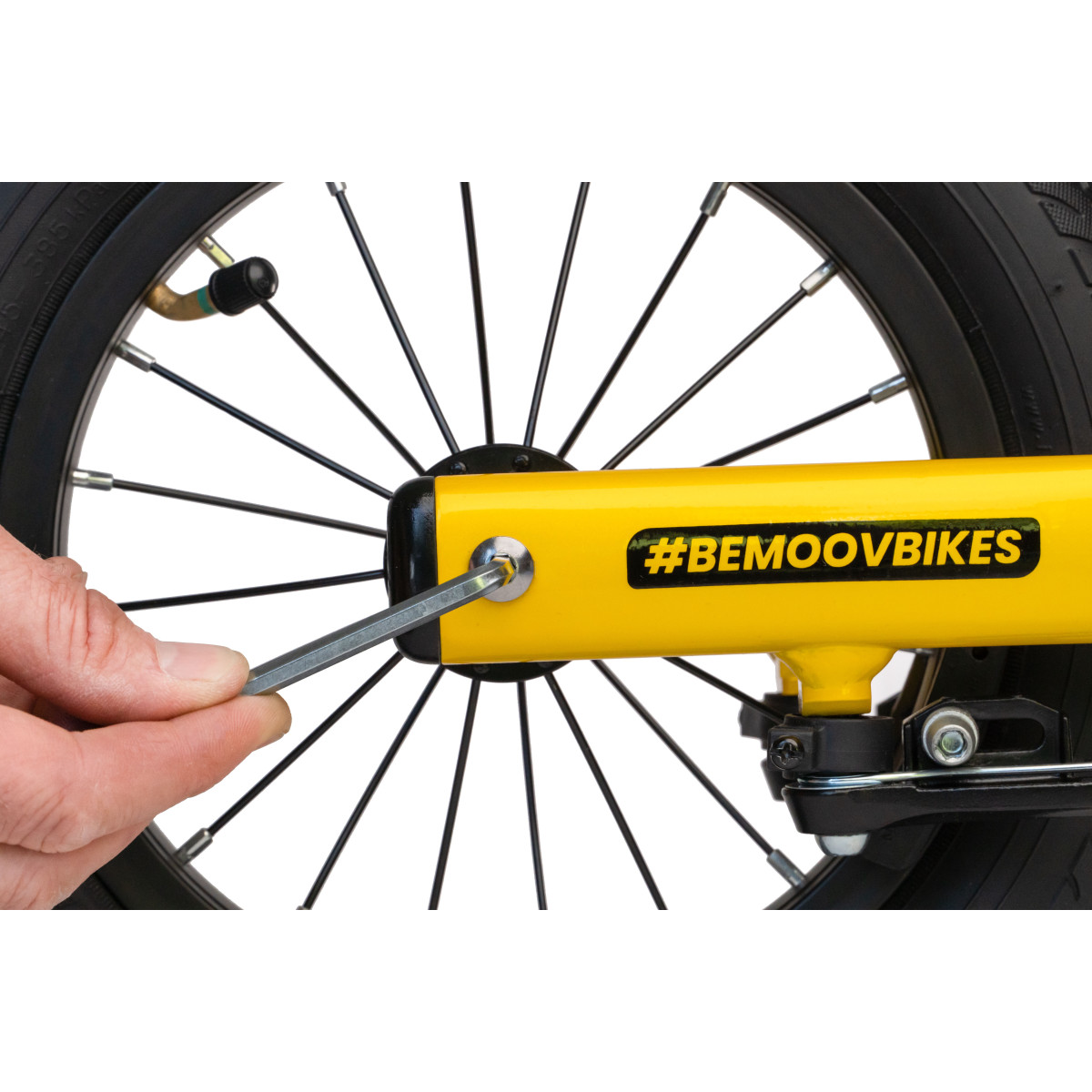 Bemoov M12 balansinis vaikiškas dviratis | Tornado Red