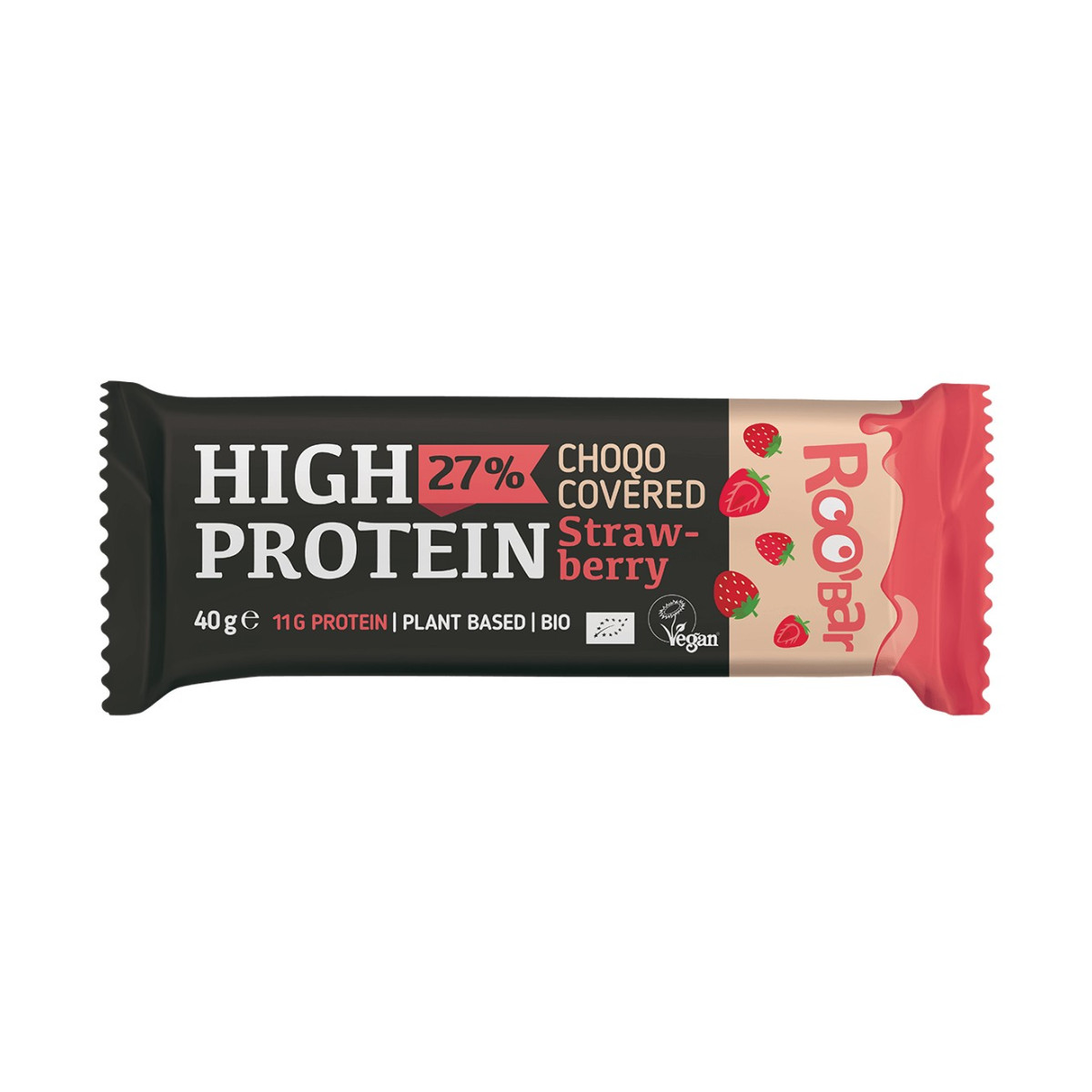 Roo'bar Protein Bar | 40g | Choco & Strawberry