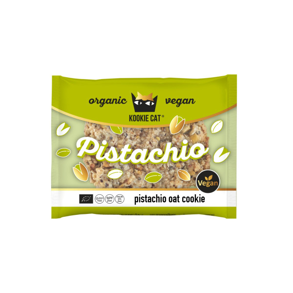 Kookie Cat avižinis sausainis | 50 g | Pistachio Kookie Cat avižinis sausainis | 50 g | Pistachio