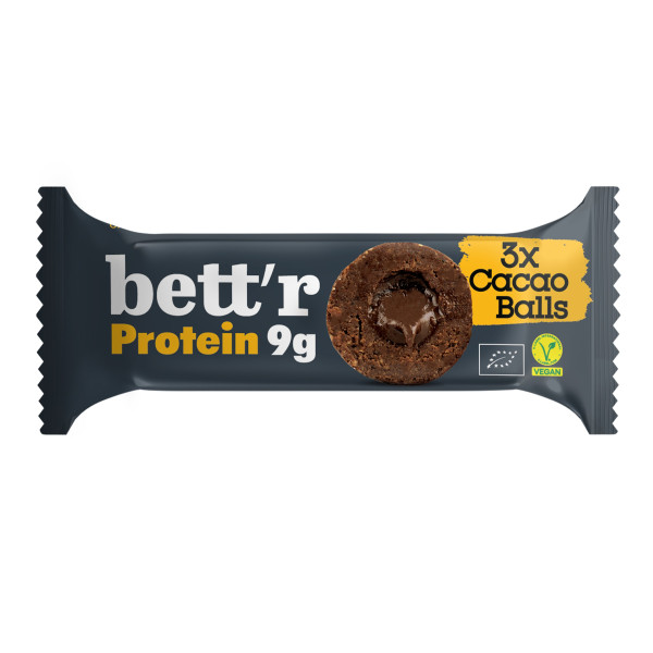 Bett'r proteininiai vaisių rutuliukai | 45 g | Cacao Bett'r proteininiai vaisių rutuliukai | 45 g | Cacao