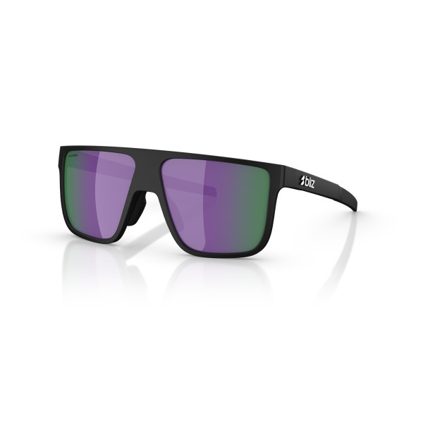 BLIZ A003 akiniai | Matte Black - Brown Purple Multicolour