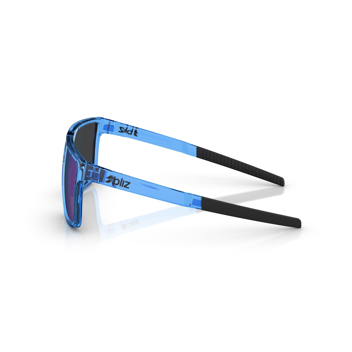 BLIZ A003 Sunglasses | Transparent Blue - Smoke Blue Multicolour