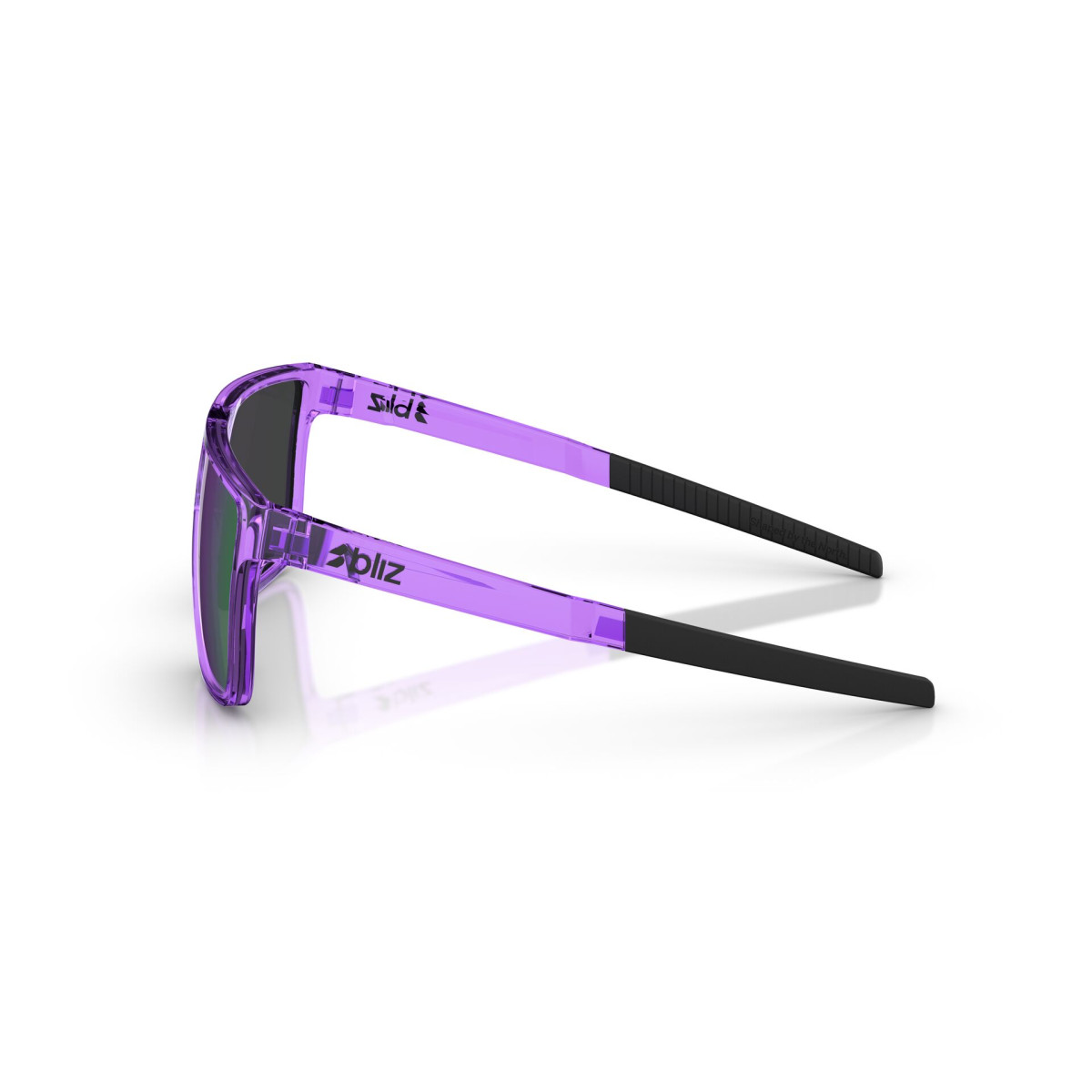 BLIZ A003 Sunglasses | Transparent Purple - Smoke Purple